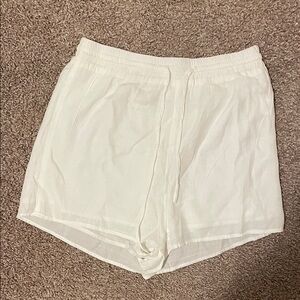 Princess Polly Cream Relaxed Shorts